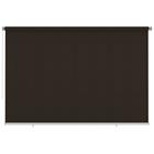 vidaXL Rullaverho ulkotiloihin 350x230 cm ruskea HDPE
