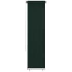 vidaXL Rullaverho ulkotiloihin 60x230 cm tummanvihreä HDPE, Verhot, pöytäliinat ja kankaat
