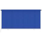 vidaXL Rullaverho ulkotiloihin 300x140 cm sininen HDPE