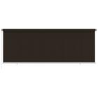vidaXL Rullaverho ulkotiloihin 400x140 cm ruskea HDPE