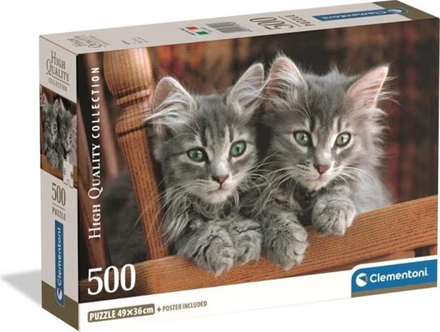 Clementoni Jigsaw Puzzle Kittens 500 pcs. Lattia