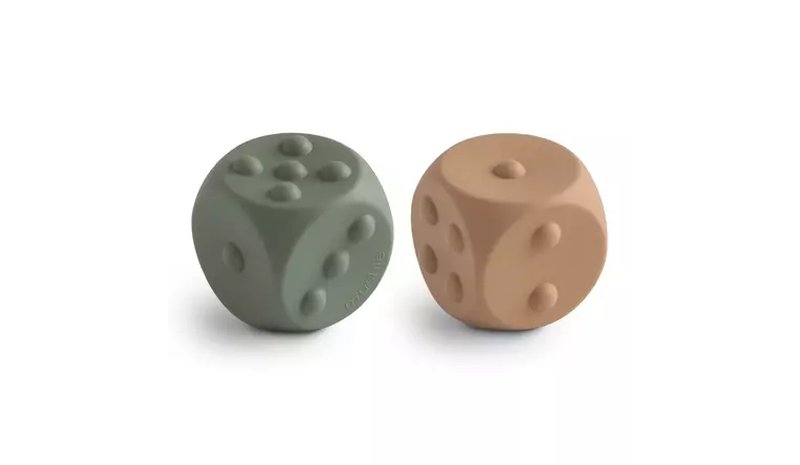 Mushie aistilelu painelulelu nopat 2pack