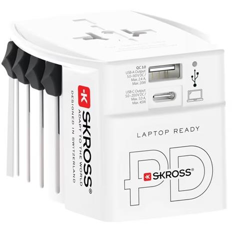 SKROSS World Adapter MUV 1xUSB-C PD 1xUSB-A 45W – kuva 2/6