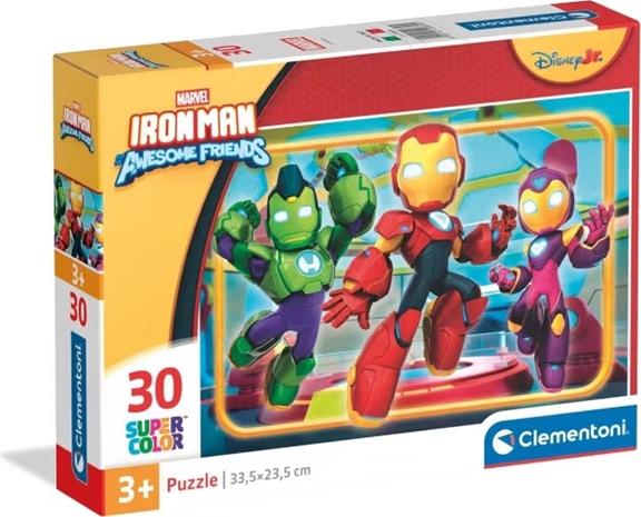 Clementoni Puzzle 30 Pcs Iron-Man and His Awesome Friends