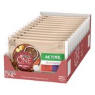 4x85g Purina ONE Mini Active naudanliha & ankka märkäruoka koirille