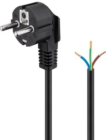 Pro Angle Power cable for confectionery 3 m black 3
