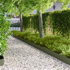 vidaXL Nurmireunus 10 pcs 103 x 20 cm metalli Oliivinvihreä