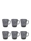 Aida Raw Nordic Grey - Mug W Handle 6 Stk 30 Cl - Grey - ONE SIZE