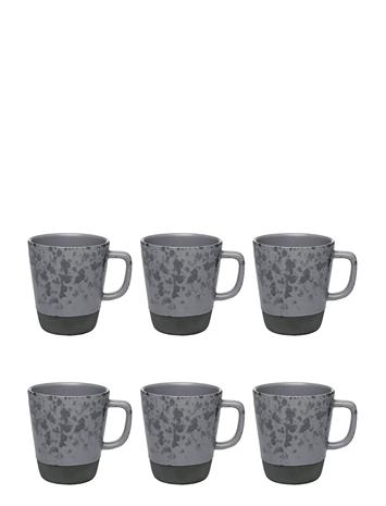 Aida Raw Nordic Grey - Mug W Handle 6 Stk 30 Cl - Grey - ONE SIZE