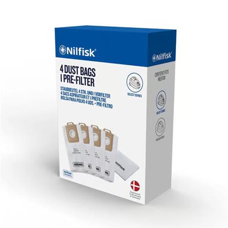 Nilfisk Select pölypussit 128389187