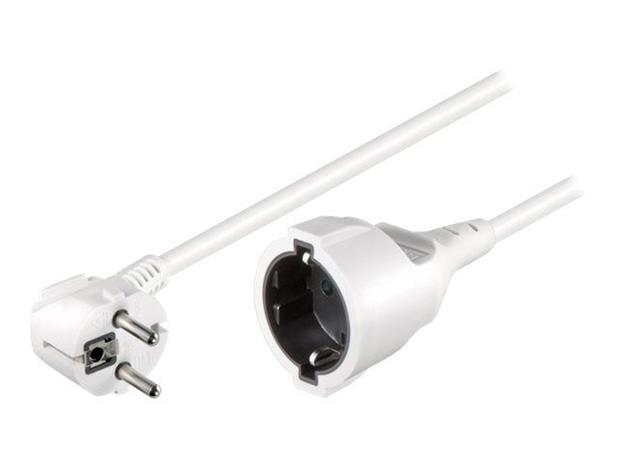 Pro Power cable C13 Ext. - Valkoinen - 2m