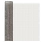 vidaXL Verkkoruudun 60 x 500 cm 3 Mesh Ruostumaton teräs 201 Hopea
