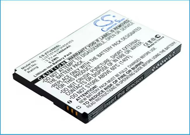 ZTE X876, puhelimen akku