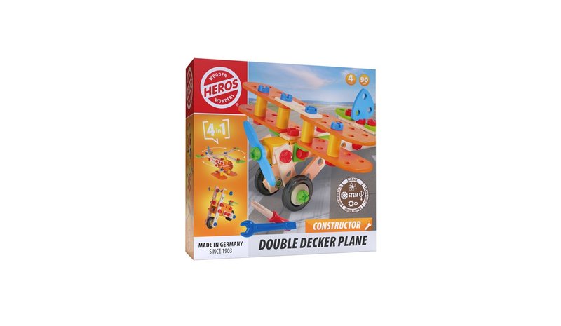 Heros Constructor Double decker plane 90pcs – kuva 1/1