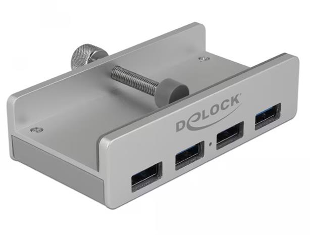 External USB 3.0 4 Port Hub with Locking Screw