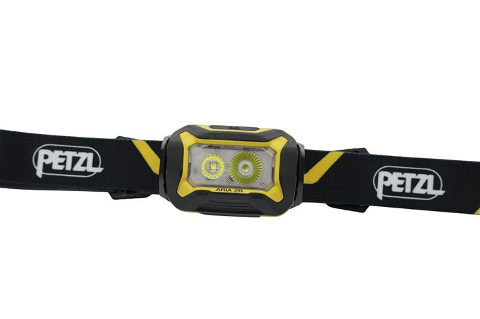 Petzl E070CA00 Ajovalaisin ARIA 2R musta/keltainen