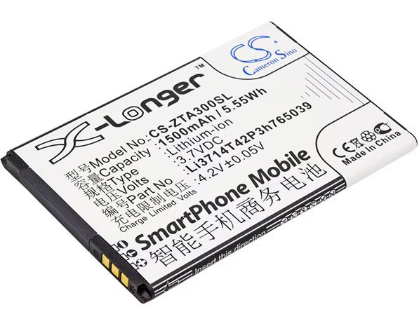 ZTE Blade A3, puhelimen akku