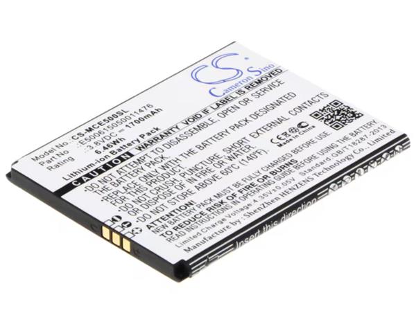 Mobistel Cynus E5, puhelimen akku