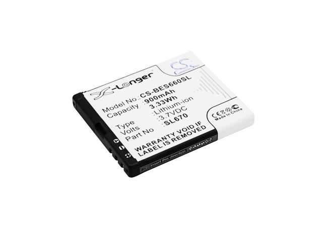 Beafon SL660, puhelimen akku