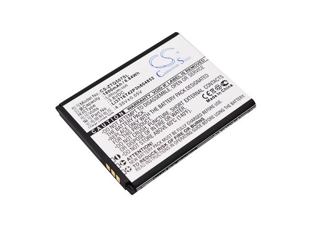 ZTE Q507T, puhelimen akku