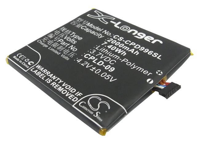 Coolpad 9960, puhelimen akku