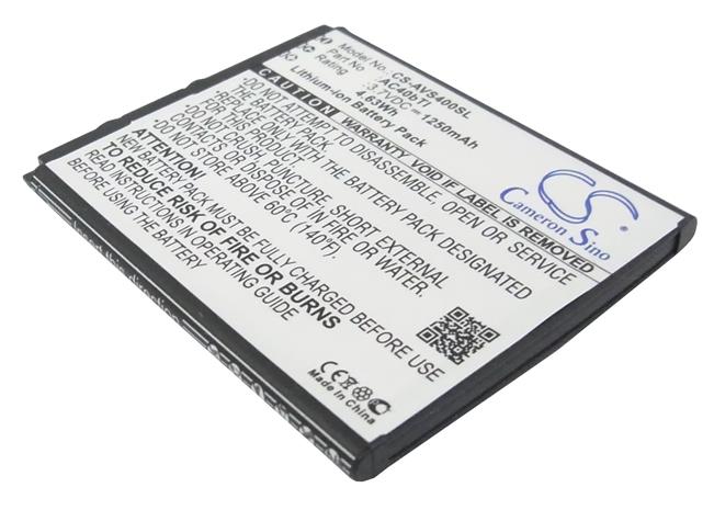 Archos 40b Titanium, puhelimen akku