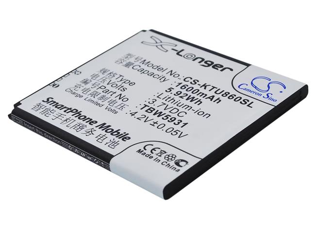 K-Touch U86, puhelimen akku – kuva 3/3