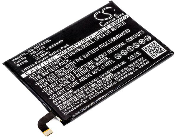 Doogee T6, puhelimen akku