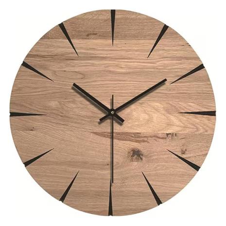 Analoginen seinäkello 30cm - puu