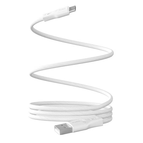 Puro Magnetic 10W Magnetic USB-A - USB-C 1m Cable - White