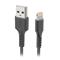 SBS TECABLEUSBIP589K USB-A - Lightning Cable 1m MFi Certified - Black – kuva 2