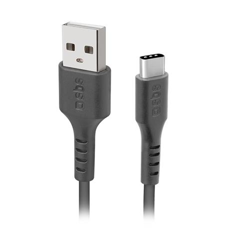 SBS TECABLETYC1KPOS USB-A - USB-C Cable 1m - Black – kuva 3/3