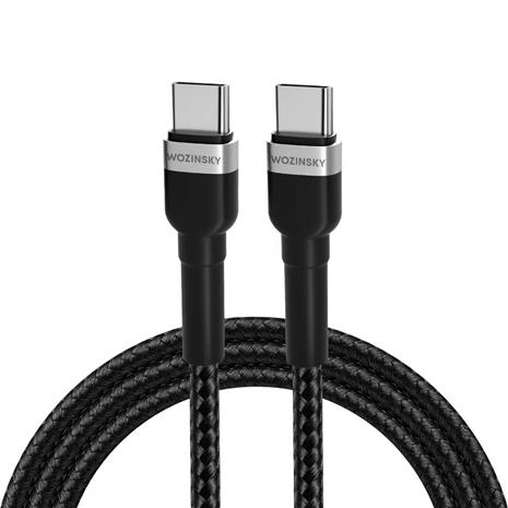 Wozinsky WNBCC1 USB-C / USB-C PD 65W 1 m Cable - Black – kuva 3/3