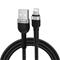 Wozinsky WNBAL2 USB-A / Lightning 2.4A 2m Cable - Black – kuva 3