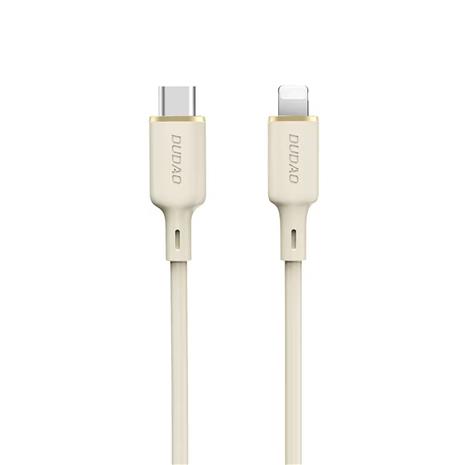 Dudao L7SCL USB-C - Lightning 30W 2m cable - beige