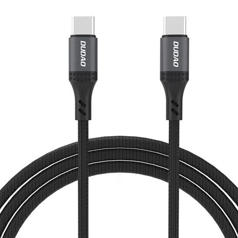 Dudao L3CC USB-C - USB-C 60W 2m Braided Cable - Black
