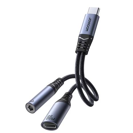 Joyroom SY-C02 Audio Adapter USB-C to 3,5mm / USB-C sovitin