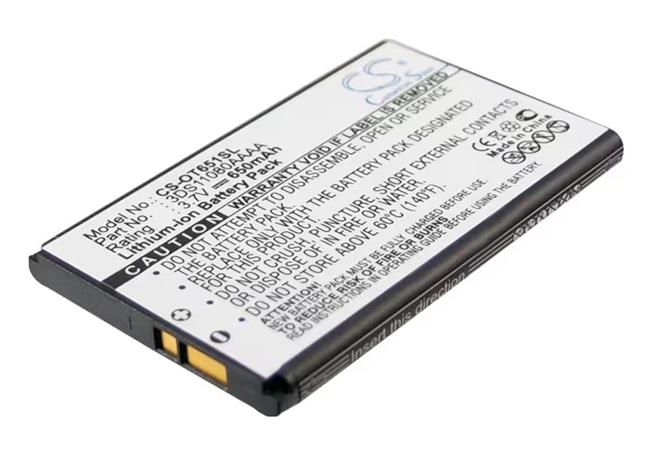 Alcatel OT-C650, puhelimen akku