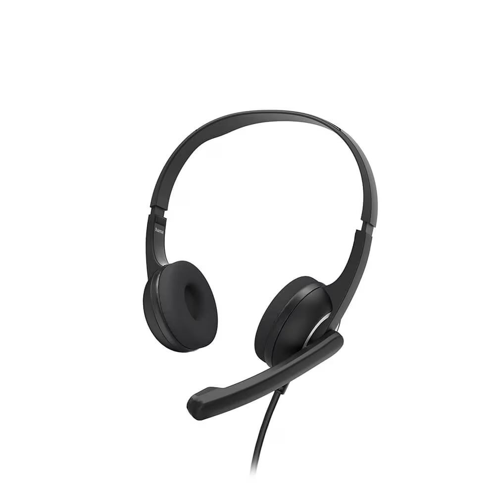 Hama HS-USB250 V2 toimistokuulokkeet USB-liitännällä - Musta