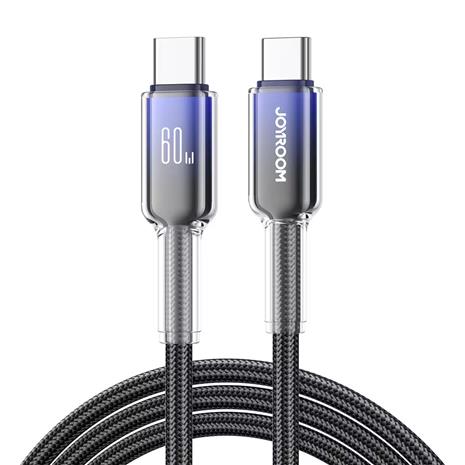 Joyroom S-A42 Crystal-Clear Series USB-C to USB-C 60W 1,2m
