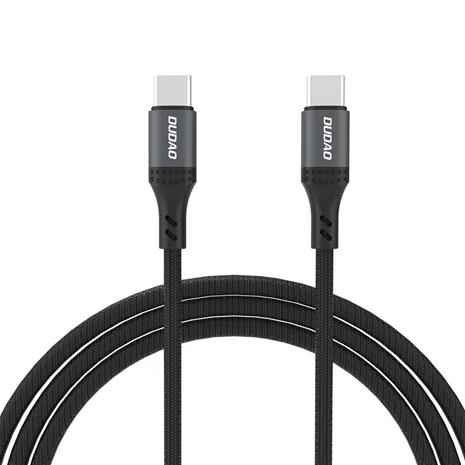 Dudao L3CC USB-C - USB-C 60W 1.2m Braided Cable - Black