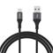 Dudao L3ST USB-A - USB-C 5A Cable 1.2m Braided - Black – kuva 4