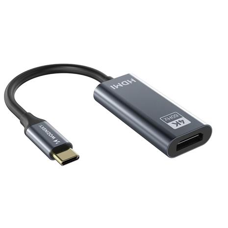 Wozinsky WACH-01 USB-C - HDMI 4K 60Hz - Black