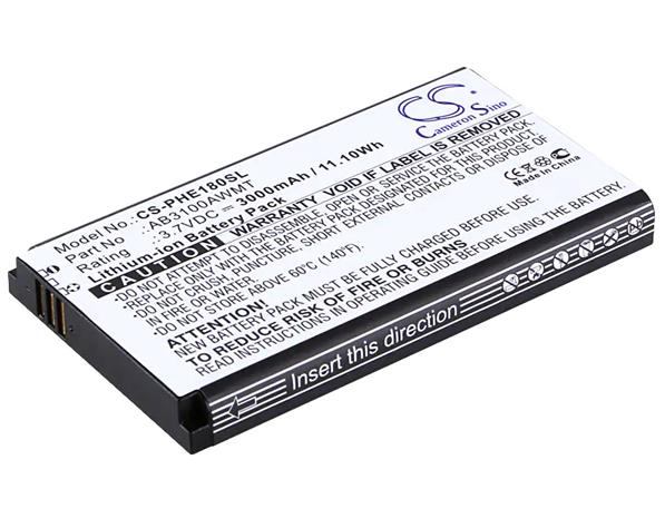 Philips Xenium E180, puhelimen akku