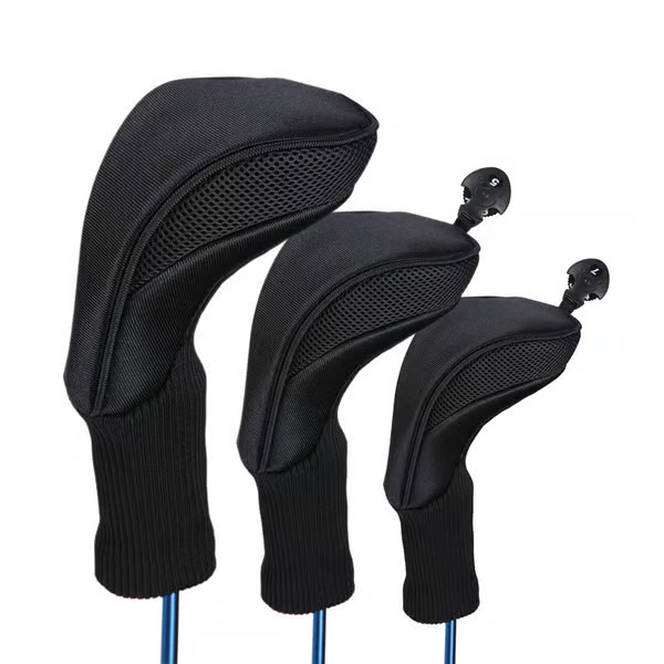 Golfmailojen suojat - 1, 3 ja 5 puuta Black