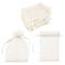 Organza pussit 100 kpl Creme – kuva 3