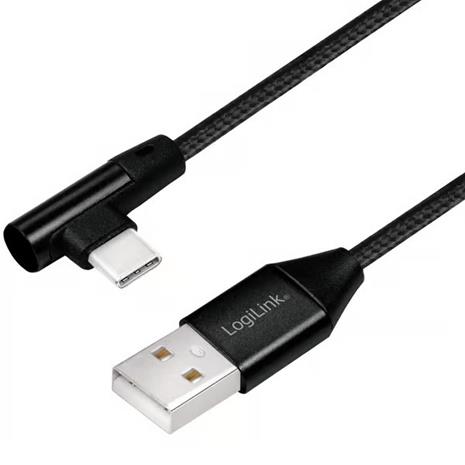 LogiLink Kaapeli USB-A - USB-C, 0,3m CU0137 CU0137