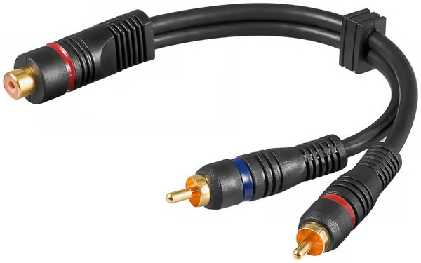 Pro RCA adapter RCA F - 2xRCA m
