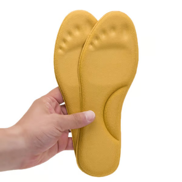 Itsestään lämpenevä vakiolämpötilainen pohjallinen 1 pari Yellow