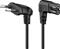 Pro Euro connection cord both ends angled 0.3 m black – kuva 8